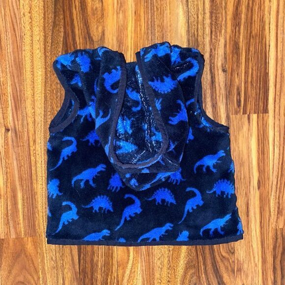 5 For $25 Little Rebels Blue Dinosaur Fleece Vest Baby Size 18M - Picture 4 of 5